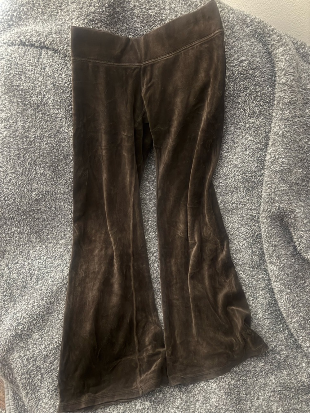 Juicy Velour Sweatpants in Dark Brown